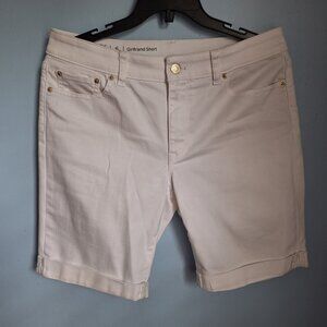 Talbots Flawless Girlfriend Shorts / White / Size 6